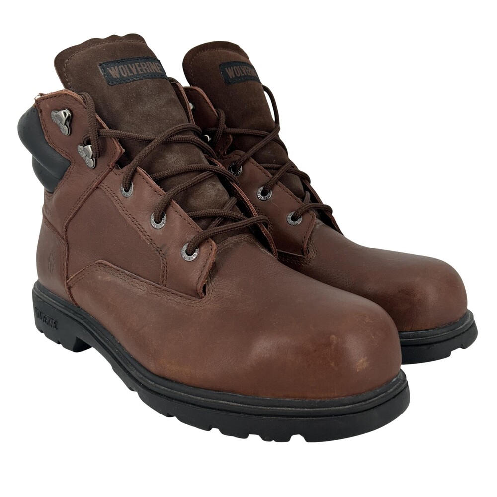 Wolverine Boots Mens Size 13 EW Farmhand Leather Safety Toe Ankle Work W08165 6"